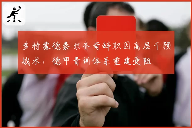 多特蒙德泰尔齐奇辞职因高层干预战术，德甲青训体系重建受阻